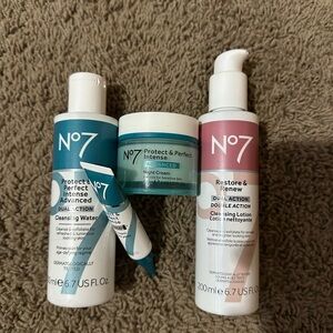 No7 Skincare Set with Cleansing Water and Night Cream